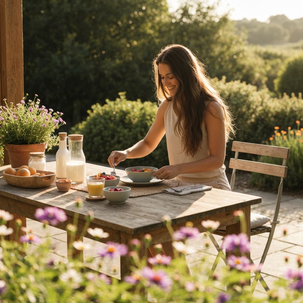 Educational overview of breakfast in daily life